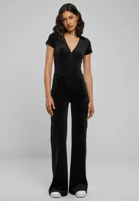 Immagine prodotto di Dámský overal Urban Classics Ladies Velvet Jumpsuit nero - XXL