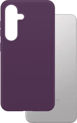 Produktbild von CARE Fashionable Case Plum Purple w. QI Galaxy S25 Plus