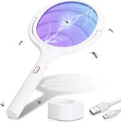 Image de TolleTour 5 en 1 Tapette à mouches électrique Attrape-moustiques Destructeur d'insectes USB Rechargeable Set Tapette à moustiques Piège à insectes Protection contre les insectes