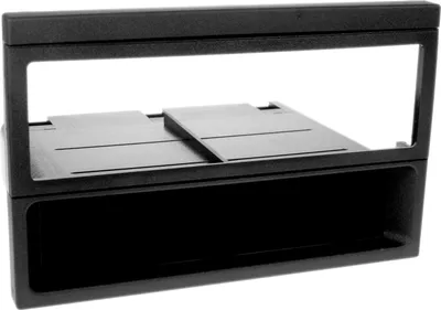Image de Adaptateur de façade 1-DIN avec vide poche compatible avec Mazda MX-5 / 323 / 626 noir