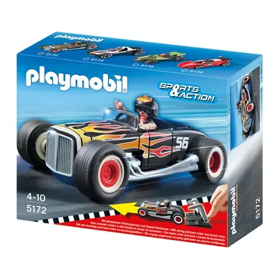 Produktbild von PLAYMOBIL Sports & Action 5172, Rennauto, 4 Jahr(e), Kunststoff, Mehrfarbig