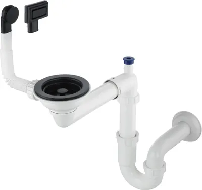 Produktbild von Deante | Syphon für Granitspüle - Space-Saver - Teleskopisch - Platzsparend und funktional