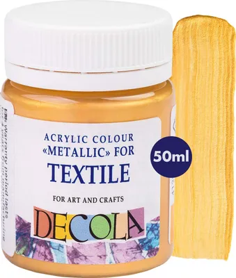 Produktbild von Decola Textilfarbe, 50 ml, Gold