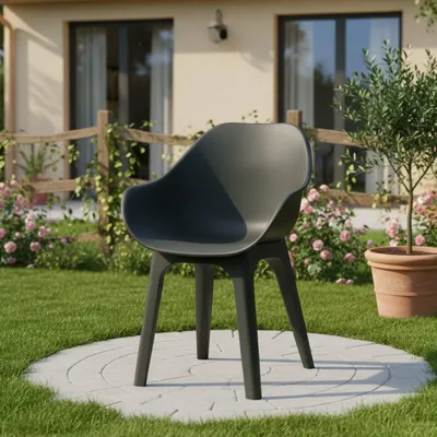Produktbild von Wesconnett - Outdoor-Stuhl, Anthrazit, ein Stuhl Italy