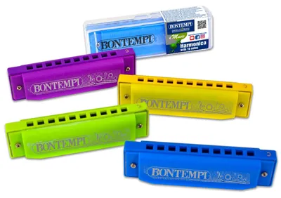 Obrázok produktu pre Bontempi Harmonica with metal reeds, hudobná hračka, harmonika, 6 rok / roky, 54 g, Viacfarebný