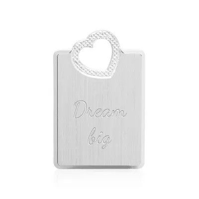 Produktbild von Dogtag mit Herzdetails aus 925er Silber SP0887