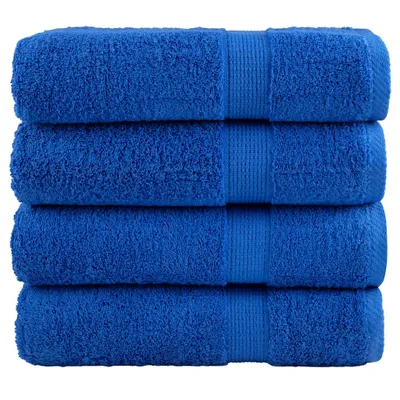 Produktbild von Premium Handtücher SOLUND 4 Stk. Blau 50x100 cm 600 g/m²