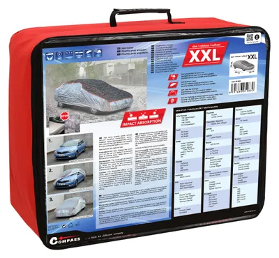 Produktbild von Compass 05983 - Auto Schutzhülle gegen Hagelschlag XXL 570×203×119 cm