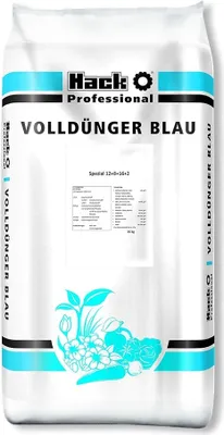 Produktbild von Hack Profi Volldünger Blau Spezial Blau-Dünger NPK 12+8+16 +2 25 kg