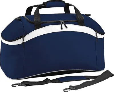 Produktbild von Bagbase - Reisetasche "Teamwear" BC5499 (Einheitsgröße) (Dunkelblau/Weiß)