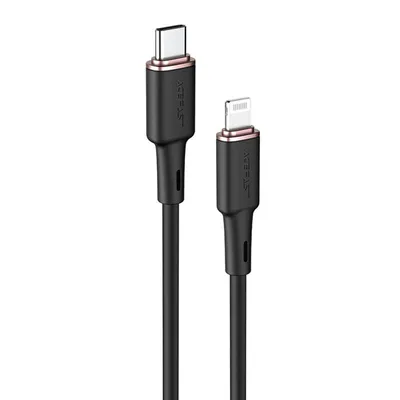 Produktbild von ACEFAST C2-01, 1,2 m, Lightning, USB A, Männlich, Männlich, Schwarz