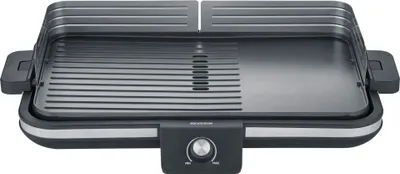 Produktbild von Severin PG 8564, Schwarz, Edelstahl, Aluminium, Kunststoff, Edelstahl, Rechteckig, Drehregler, 1500 cm², 500 x 300 mm