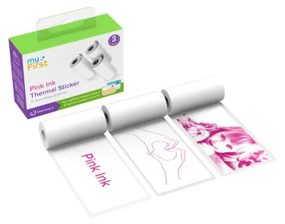 Obrázok produktu pre Termálne nálepky pre myFirst Insta Wi, Insta 20 a Insta 2, ružový atrament