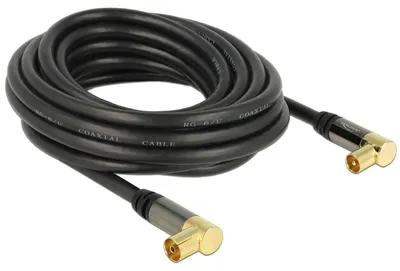 Image de Câble d'antenne Delock - connecteur IEC femelle vers connecteur IEC mâle
