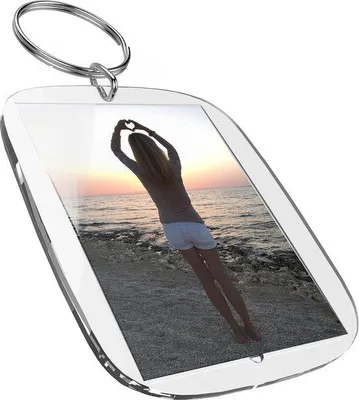 Produktbild von Acryl Schlüsselanhänger 50x35mm 10Stück Foto Druck