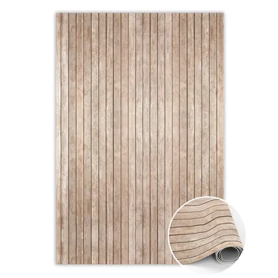 Produktbild von Dekorativer Vinylteppich für das Wohnzimmer oder den Balkon Gestreifte Verkleidung 150x225