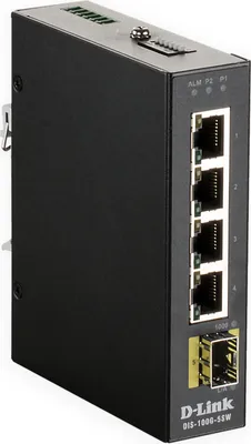Image de D-Link DIS 100G-5SW - Commutateur - non géré - 4 ports 10/100/1000 + 1 port SFP 100/1000