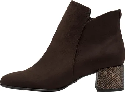 Zdjęcie produktu dla Tamaris damskie buty za kostkę z zamkiem błyskawicznym o optymalnym komforcie 1-25354-43, rozmiar:39 EU, kolor:Brązowy
