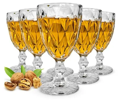 Image de Ensemble de 6 verres à vin - 300 ml, adaptés aux vins blancs et rouges