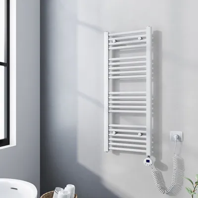 Produktbild von Heilmetz Heizkörper Badheizkörper Elektrisch Weiß 100x40cm Handtuchtrockner Handtuchwärmer Elektrisch