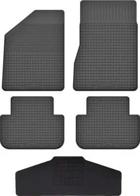 Zdjęcie produktu dla Dywaniki gumowe korytkowe z tunelem do: Renault Scenic II 2003-2009 5 szt.