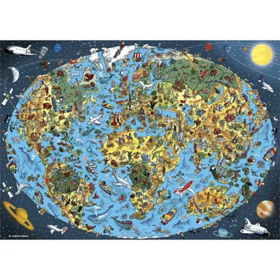 Produktbild von GIBSONS Puzzle Unser wunderbarer Planet 1000 Teile