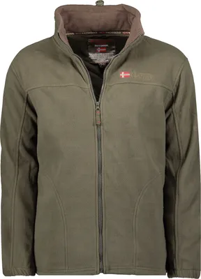 Produktbild von Geographical Norway Herren warme flauschige Fleece Jacke Outdoor Sweater Ski Sport Freizeit G-Tamazonie, Farbe: Khaki, Größe: L