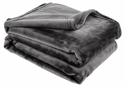 Produktbild von Dunlopillo Premium Kuscheldecke 150x200 cm – extra weiche Wohndecke, TV-Decke aus Satin, Germany