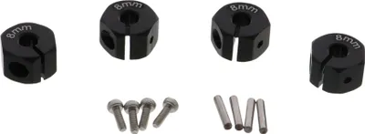 Produktbild von Sechskant Radnabe - Set für RC-Fahrzeuge, 1/10 Maßstab, 4Stk. : 8 mm Größe: 8 mm