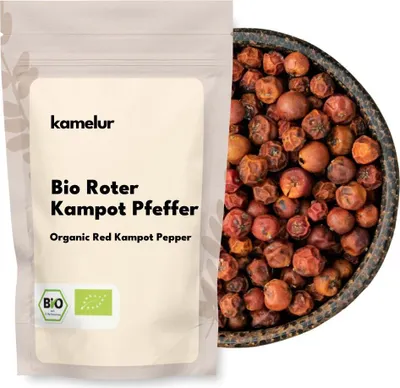 Image de Kamelur® Bio Poivre rouge de Kampot 200 g