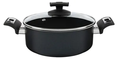 Image de Casserole KOLIMAX Comfort Black avec couvercle 22 cm, 3 L