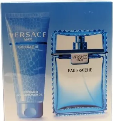 Produktbild von Versace Man Eau Fraiche Geschenkset 100ml EDT + 100ml Bad- und Duschgel