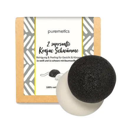 Produktbild von puremetics Accessoires Konjac Schwämme (2 Stück)