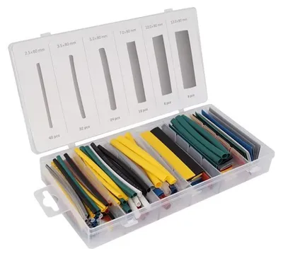 Immagine prodotto di Set di 128 guaine termorestringenti (2,5–13 mm) di Carmotion