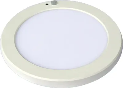 Produktbild von LED Aufbauleuchte Deckenleuchte rund 18 Watt IP20 mit Bewegungsmelder Kaltweiß (6500 K)