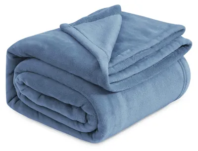 Produktbild von BEDSURE Kuscheldecke Flauschig Decke Fleecedecke - 220x240cm, Waschblau