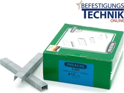 Image de Prebena Agrafes A10CAL A 80/10mm ALU Aluminium pour 1XR-A16 1GP-A16 1GP-A25 KL-01 8M
