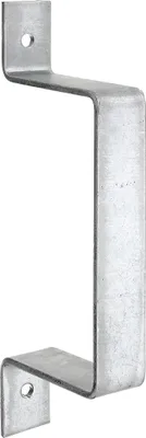 Zdjęcie produktu dla Alberts 202897 Okucia do ogrodzeń, ocynkowane ogniowo, 40 x 320 mm, zestaw 3 szt.