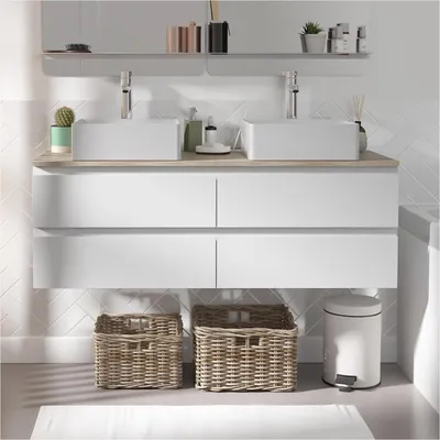 Immagine prodotto di Mobile bagno sospeso Sorrento da 120 cm con doppio lavabo