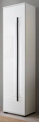 Produktbild von Schuhschrank "Design-D" in weiß Hochglanz 50 x 200 cm