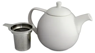 Produktbild von Teekanne mit Teesieb, 1,3 l, Weiß