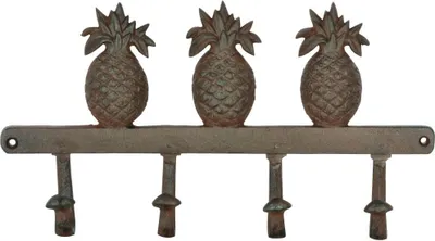 Produktbild von Esschert Design Ananas 4er Wandhaken; TT202