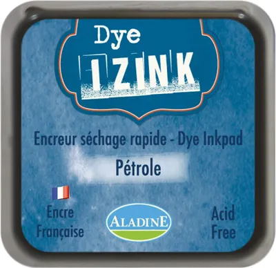 Produktbild von Aladine IZINK DYE Stempelkissen Pétrole / Blau