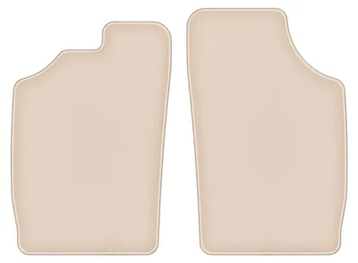 Produktbild von DURBAN Beige Velours-Fußmatten vorne für Daihatsu Cuore V Schrägheck (1997-2003)