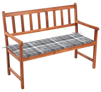 Obrázek produktu pro vidaXL Zahradní lavička s opěrou 120 cm z masivního dřeva Akácie