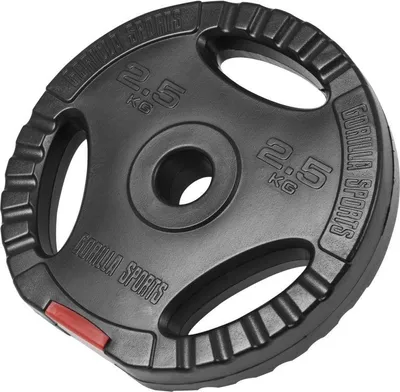 Obrázek produktu pro Gorilla Sports Kotouč potažený plastem, výplň cement, 2,5 kg