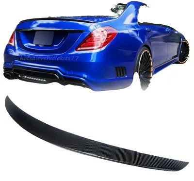 Image de Spoilers de coffre, style AMG, installation facile, aspect carbone