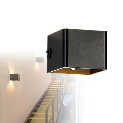 Produktbild von LED Wandleuchte mit Bewegungssensor | Wiederaufladbar 2200mAh | 3 Modi | Wasserdicht & Kabellos | Warmweiß | Für Flur, Schlafzimmer, Wohnzimmer