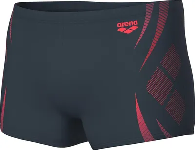 Produktbild von Arena Poseidonia Badeslip Herren - Asphalt / Koralle | Größe: 80