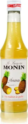 Produktbild von Monin Ananas Sirup, 250 ml Flasche - für Cocktails, zum Kaffee oder Kochen
